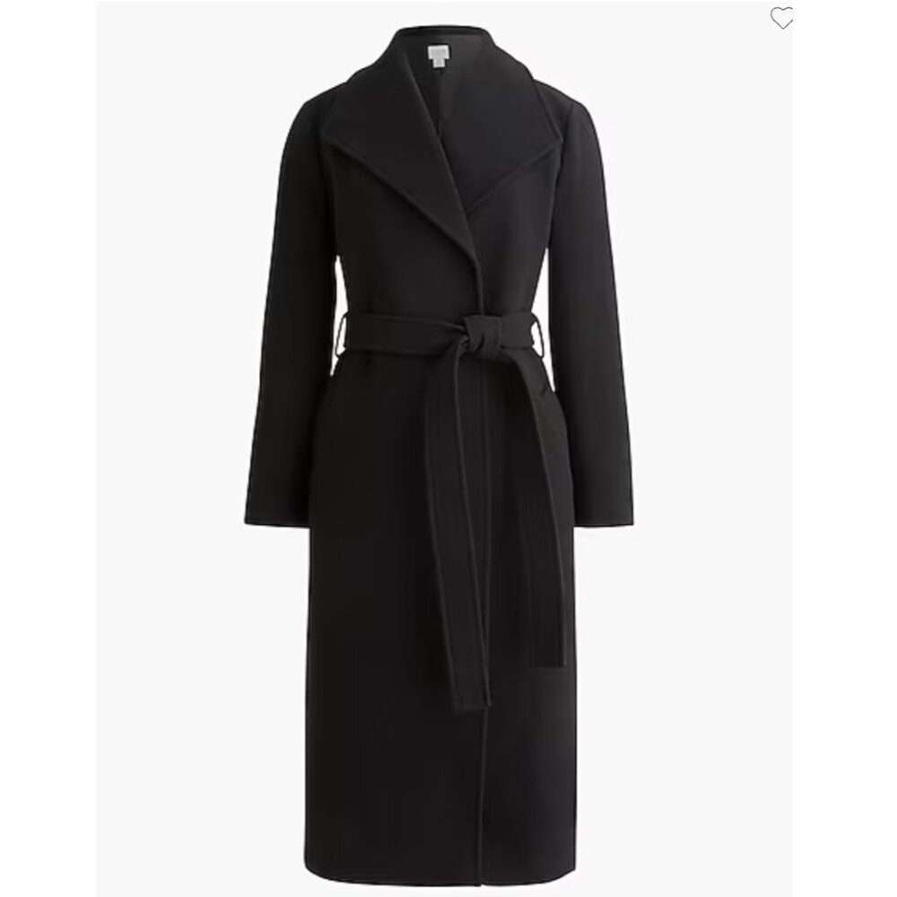 J.Crew Belted wool-blend coat